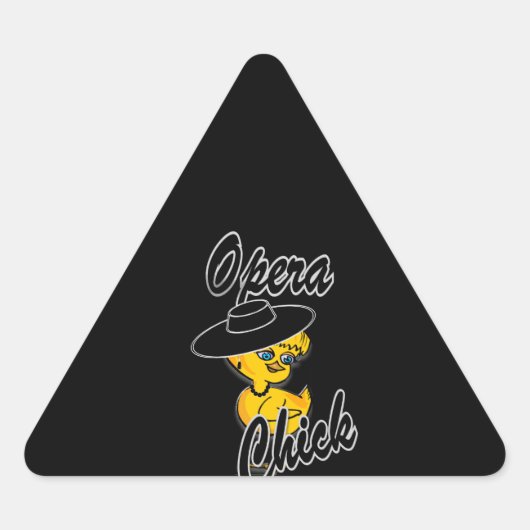 Het Kuiken van de opera #4 Sticker (Voorkant)