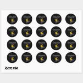 Het Kuiken van de optometrist #4 Ronde Sticker (Vel)