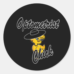 Het Kuiken van de optometrist #4 Ronde Sticker