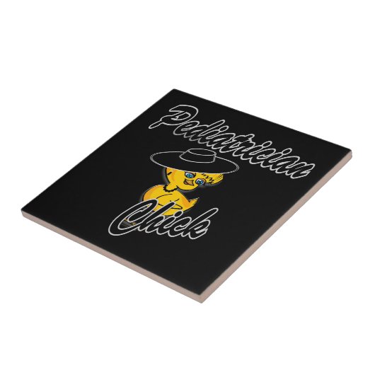 Het Kuiken van de pediater #4 Tegeltje (Zijkant)