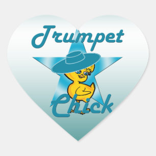 Het Kuiken van de trompet #7 Hart Sticker