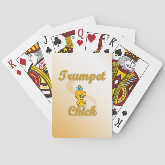 Het Kuiken van de trompet Pokerkaarten (Achterkant)