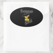 Het Kuiken van de verzekering #4 Ovale Sticker (Tas)