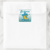 Het Kuiken van de wetenschap #7 Vierkante Sticker (Tas)
