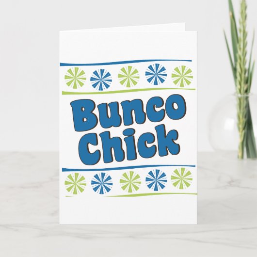 het Kuiken van jaren '70Bunco Kaart (Voorkant)