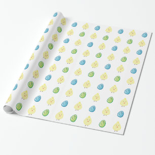 Het Kuiken van Pasen & Paaseieren Cadeaupapier