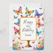 Het kunstenaarschap van een Butterfly Dream Birthd (Achterkant)