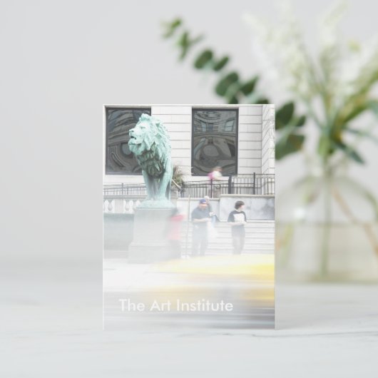 Het Kunstinstituut Briefkaart (Staand voorkant)