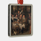 Het kunstmengeld metalen ornament (Rechts)