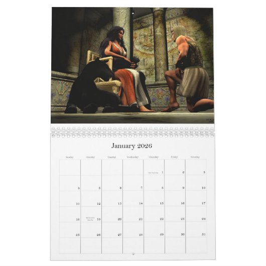 Het kunstwerk van Delilah K. Stephans 2011 Kalender (Jan 2026)