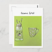 Het kunstwerk van uw kind op een Briefkaart (Voorkant / Achterkant)