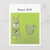 Het kunstwerk van uw kind op een Briefkaart (Voorkant)