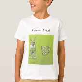 Het kunstwerk van uw kind op een T-shirt (Voorkant)
