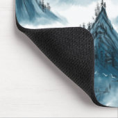 Het kunstzinnige schilderen van de bergen Inspirer Muismat (Hoek)