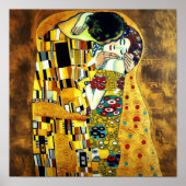 Het kus schilderen als opvallende wandkunst poster (Voorkant)