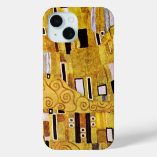 Het kusschema van Gustav Klimt, Art Nouveau iPhone 15 Case