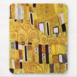 Het kusschema van Gustav Klimt, Art Nouveau Muismat