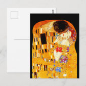 Het kusschilderij van Gustav Klimt Briefkaart (Voorkant / Achterkant)