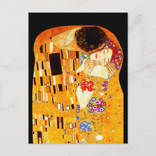 Het kusschilderij van Gustav Klimt Briefkaart (Voorkant)