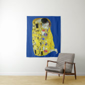 Het kusschilderij van Gustav Klimt Wandkleed (In situ)