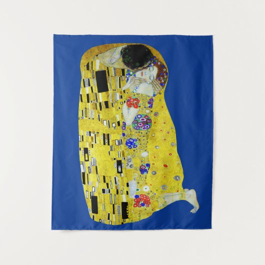 Het kusschilderij van Gustav Klimt Wandkleed (Voorkant)