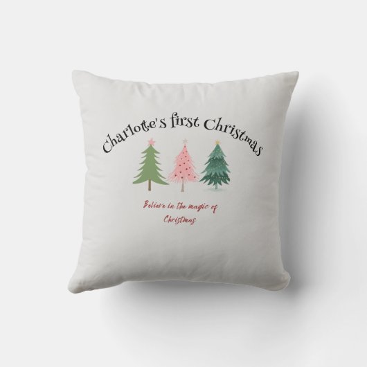 Het kussen - Eerste Kerstmis = pas tekst en pic aa (Achterkant)