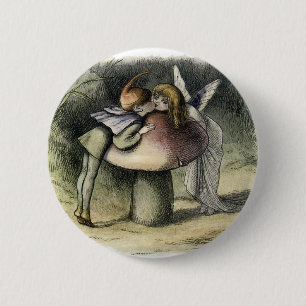 Het kussen Faerie en Elf Ronde Button 5,7 Cm