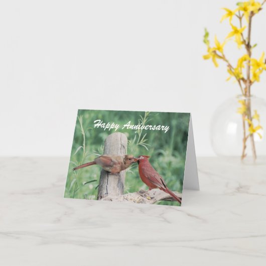 Het kussen het Gelukkige Jubileum van Kardinalen Kaart (Gele Bloem)