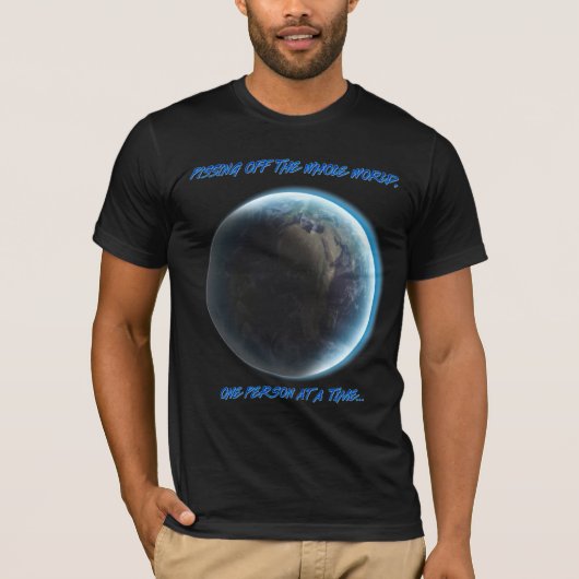 Het kussen van de hele wereld t-shirt (Voorkant)