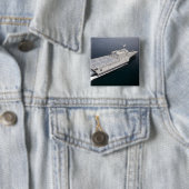 Het kustgevechtsschip Independence 3 Vierkante Button 5,1 Cm (In situ)