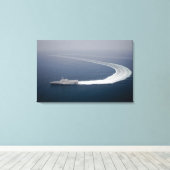Het kustgevechtsschip Independence 4 Canvas Afdruk (Insitu (Houten vloer))