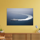 Het kustgevechtsschip Independence 4 Canvas Afdruk (Insitu (Woonkamer))