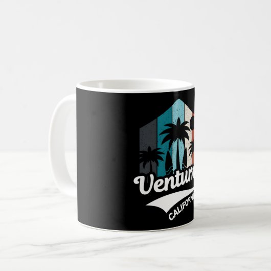 Het kustjuweel van Ventura California � Australia� Koffiemok (Voorkant links)