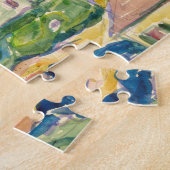 Het kustplaatsje New England | Maurice Prendergast Legpuzzel (Zijkant)