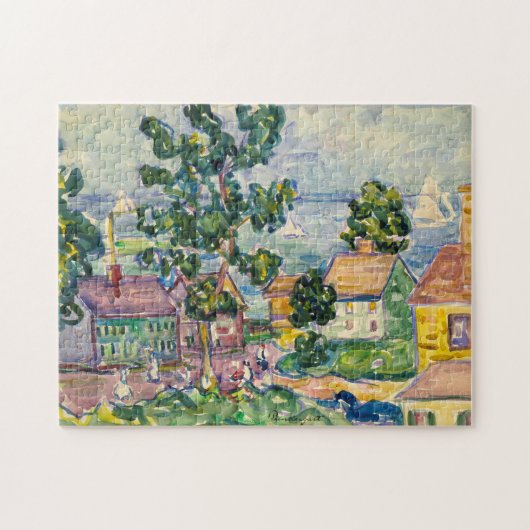 Het kustplaatsje New England | Maurice Prendergast Legpuzzel (Horizontaal)
