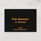 Het Kwartet ATC Visitekaartje (Achterkant)