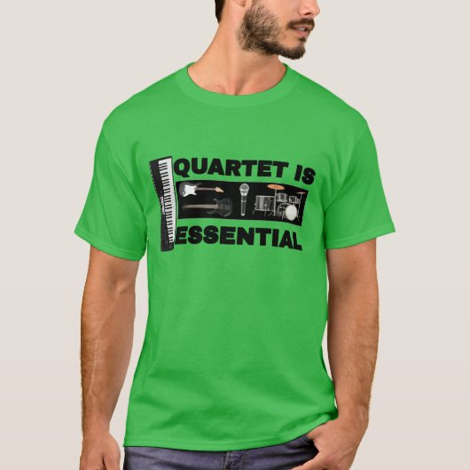 HET KWARTET IS ESSENTIEEL T-SHIRT (Voorkant)