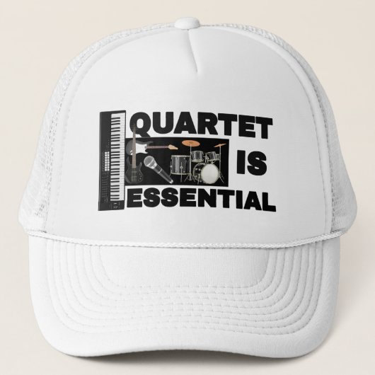 HET KWARTET IS ESSENTIEEL TRUCKER PET (Voorkant)