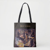 Het Kwartet - Jazz Music Lives Canvas tas (Voorkant)