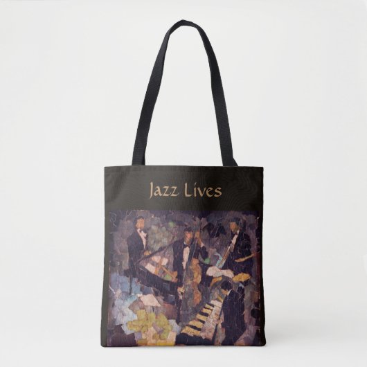Het Kwartet - Jazz Music Lives Canvas tas (Voorkant)