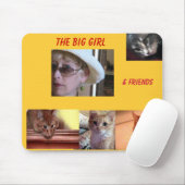 Het Kwartet Mousepad van het Grote Meisje Muismat (Met muis)