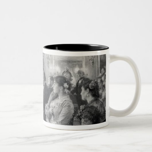 Het Kwartet Tweekleurige Koffiemok (Rechts)