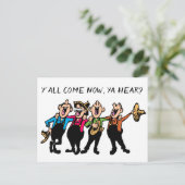 Het Kwartet van de Uitnodiging van het concert Per (Staand voorkant)