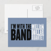 Het Kwartet van het miljoen dollar "ik ben met de Briefkaart (Voorkant / Achterkant)