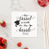 Het kwastje is het afstuderen waard servetten (Insitu)