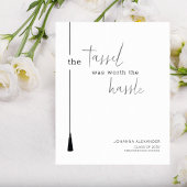 Het kwastje was het gedoe Afstuderen Poster waard