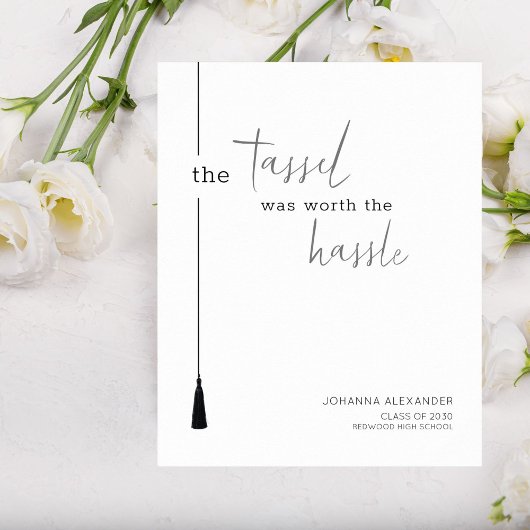 Het kwastje was het gedoe Afstuderen Poster waard