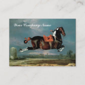 Het kweekmonogram van de Piebald Piebald Horse "Ce Visitekaartje (Achterkant)