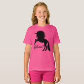 Het kweken van Black Unicorn "Believe" T-shirt (Voorkant volledig)