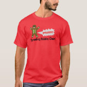 Het kweken van de kerst-T-shirt van Gingerbrood T-shirt (Voorkant)